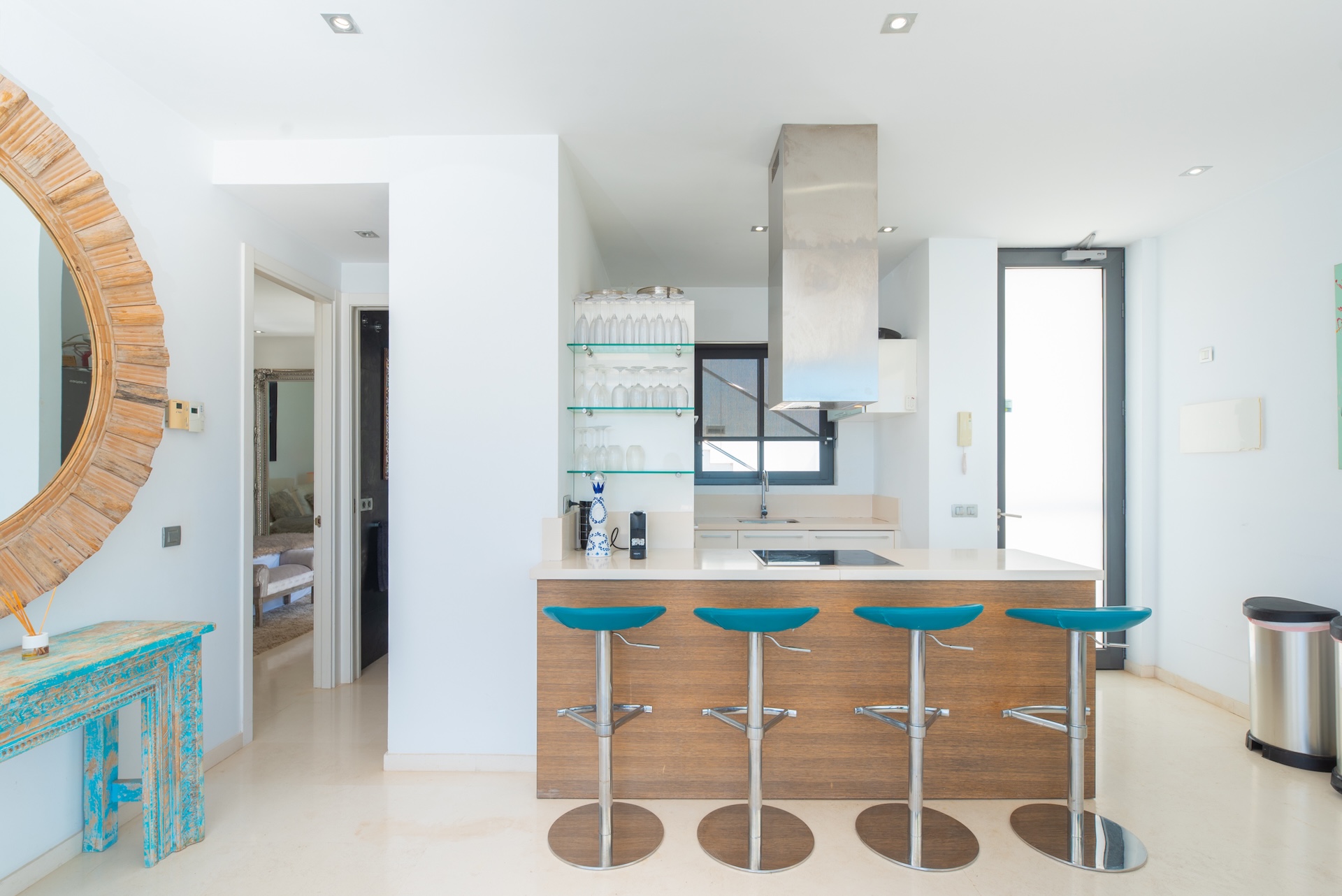 Resa Estate Ibiza for sale townhouse cala Carbo es Vedra kitchen .jpg